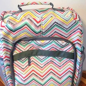 THIRTY ONE Party Punch Chevron Cross Body Bag